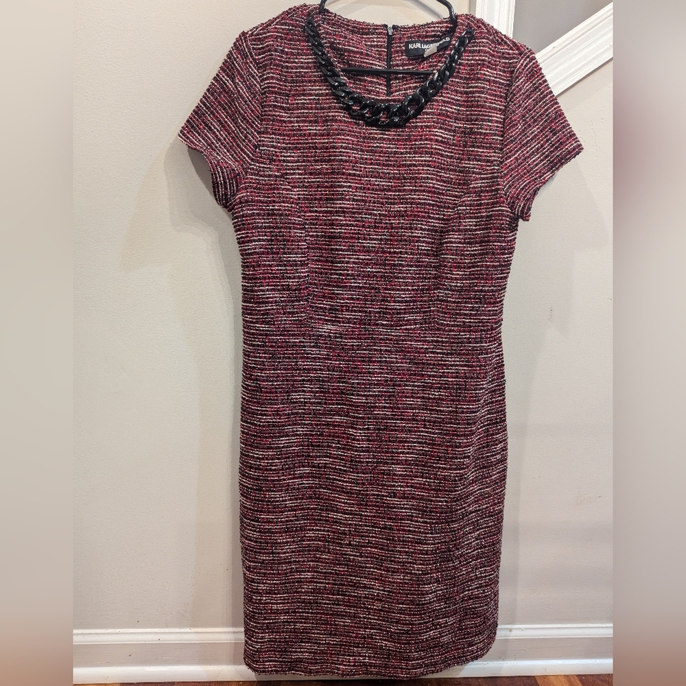 Karl Lagerfeld Paris Tweed dress size 12